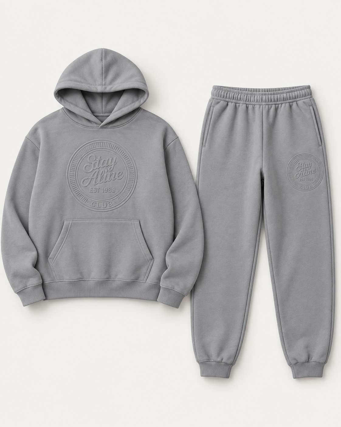 EMBOSSED MONOGRAM SWEATSUIT