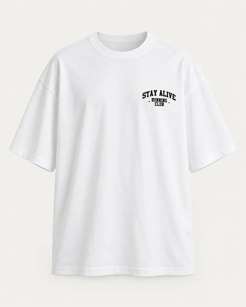 Run a Lap / Create the Gap Tee — front view